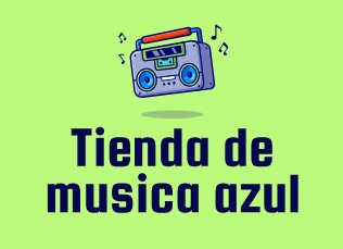 TIENDA DE MUSICA AZUL
